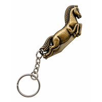 Sleutelhanger Brons met zakmes in 10 designs