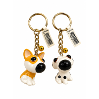 Sleutelhanger Puppy Bruine vlekken
