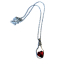 Ketting wish bottle Swarovski in diverse kleuren 