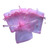 Organza zakje 7x9cm Roze en Paars