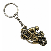 Sleutelhanger Brons met zakmes in 10 designs