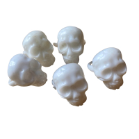 Halloween ringen Skull 10 stuks