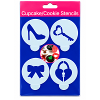 Cupcake/Cookie Stensils in 4 designs