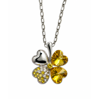 Ketting Klavertje vier in 9 kleuren
