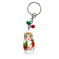 Sleutelhanger Matroesjka met belletjes