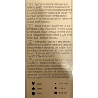 Punch Tool met 6 opzet symbolen