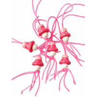 Gelukspoppetjes Geboorte Fles en Speen roze10 stuks