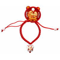 Lucky Cat armbandje met Porseleinen bedeltje
