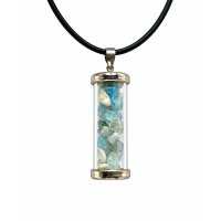 Ketting met edelsteentjes diverse steensoorten