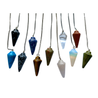 Edelsteen pendels met Libelle 