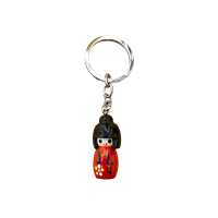 Sleutelhanger Kokeshi Japans Gelukspoppetje 