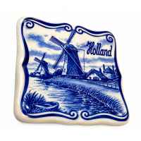 Koelkastmagneet Tegel Holland Vierkant 