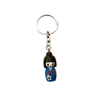 Sleutelhanger Kokeshi Japans Gelukspoppetje 