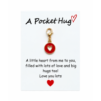 Pocket Hug met sleutelhanger Hartje