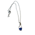 Ketting wish bottle Swarovski in diverse kleuren 