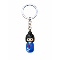 Sleutelhanger Kokeshi Japans Gelukspoppetje 