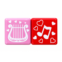 Self-Inking stamps, set van 2