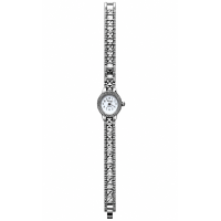 Schakel Horloge Chaoya Zilverkleurig met Wit Stainless Steel