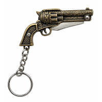 Sleutelhanger Brons met zakmes in 10 designs
