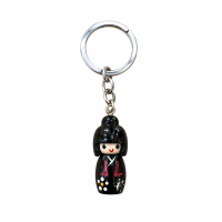 Sleutelhanger Kokeshi Japans Gelukspoppetje 