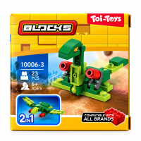 Toi-Toys 2 in 1 Dino Blocks 