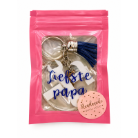 Sleutelhanger Handmade "Liefste Papa" Gereedschap