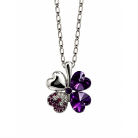 Ketting Klavertje vier in 9 kleuren