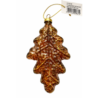 Kerst hanger Blad, Glas