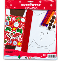 3D Sneeuwpop versieren 