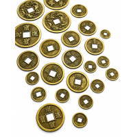 Geluksmunten middel 10 stuks