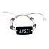 Armbandje met de tekst "Angel" in 3 kleuren