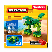 Toi-Toys 2 in 1 Dino Blocks 