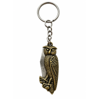 Sleutelhanger Brons met zakmes in 10 designs