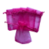 Organza zakje 7x9cm Roze en Paars