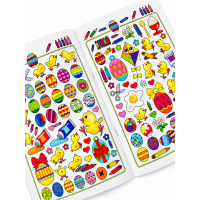 Pasen kleurboek, knutselboek met stickers