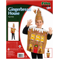 Verkleed kostuum "Gingerbread House" Fun Shack Kids 6-8 jaar