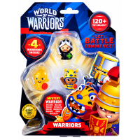 World of Warriors 4 Warriors Pack Giochi Preziosi