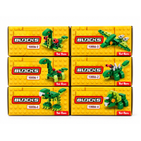 Toi-Toys 2 in 1 Dino Blocks 