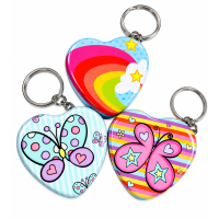 Sleutelhanger Doosje Hart in 5 designs