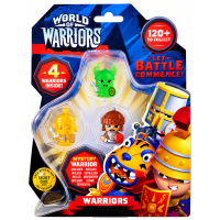World of Warriors 4 Warriors Pack Giochi Preziosi