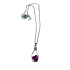 Ketting wish bottle Swarovski in diverse kleuren 