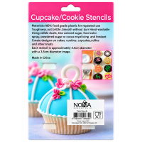 Cupcake/Cookie Stensils in 4 designs