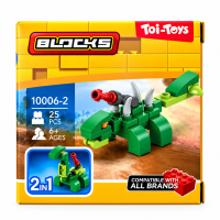 Toi-Toys 2 in 1 Dino Blocks 