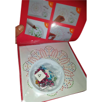 Maak je eigen kristal kaart Bloem 