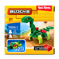 Toi-Toys 2 in 1 Dino Blocks 