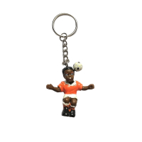 Sleutelhanger Oranje Voetballer gekleurd in 4 modellen