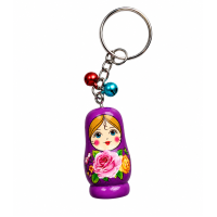 Sleutelhanger Matroesjka met belletjes