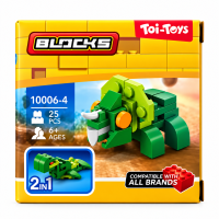 Toi-Toys 2 in 1 Dino Blocks 