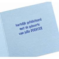 Geboortekaart, Hoera een Meisje