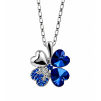 Ketting Klavertje vier in 9 kleuren